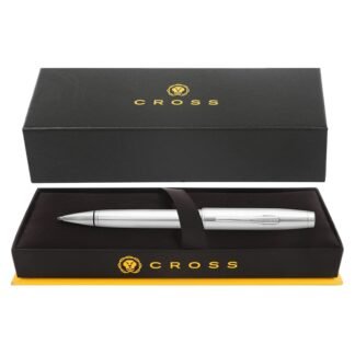 Cross Coventry Premium Ballpoint Pen- Silver & Blue Lacquer