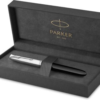 Parker 51 Fountain Pen - Black & Chrome | Blue & Chrome