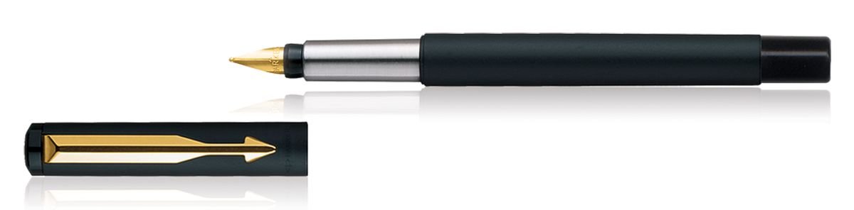 Parker Vector GT Fountain Pen, Matte Black & Stainless Steel - Image 4