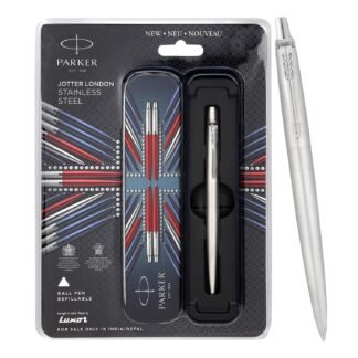 PARKER JOTTER STAINLESS STEEL SILVER AND GOLD
