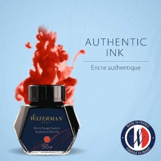 Waterman Fountain Pen Ink, Intense  Red , 50ml Glass Bottle
