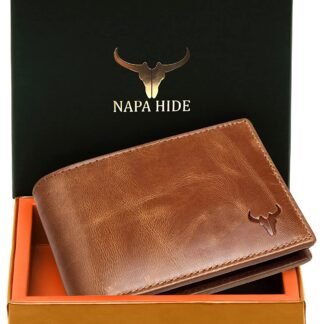 NAPA HIDE Leather Wallet for Men I Handcrafted I Credit/Debit Card Slots